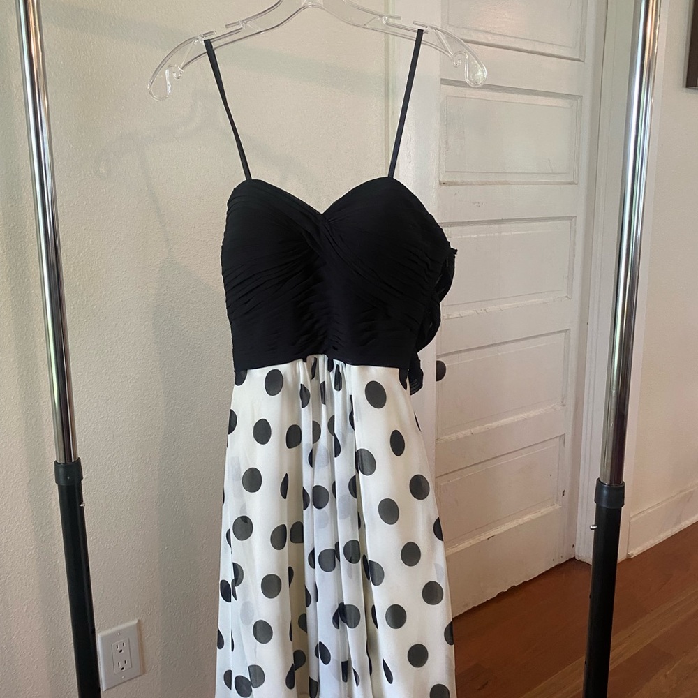 Black and White Polka Dot Dress
